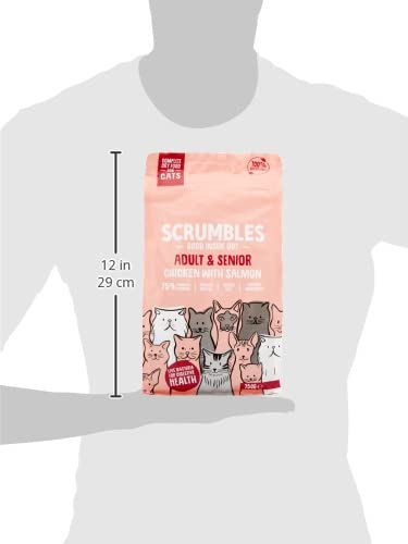 SCRUMBLES Complete Dry Cat Food For Adult And Senior - Chicken, 750 GR