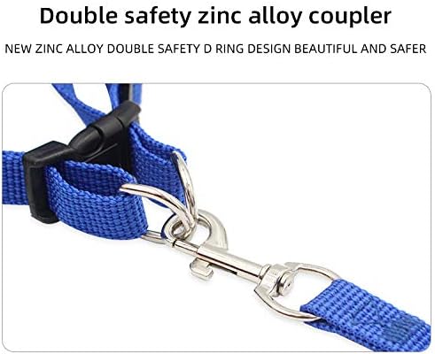 Comfort Step-in Cat Dog Harness and Leash Set for Puppies Cats Kitty Escape Proof Pet Vest Harnesses for Small Animals Rabbit/Mouse/Cats (L:5-7KG, Red)