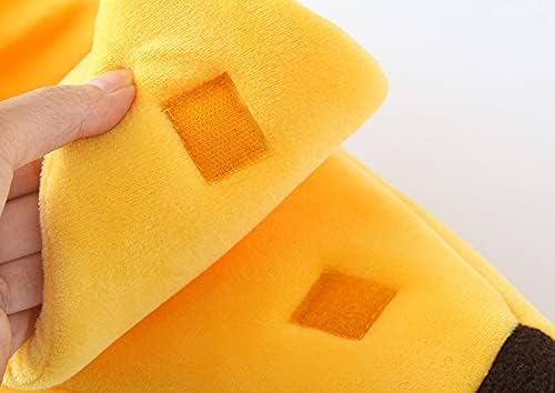 Cute Banana Beds for Cat Pet Sofa Bed Cave Couch Shape Houseboat Cat Cage Accessories Toys Breathable Universal in All Seasons Small Animals Mat (XL 32.3 Inch, Yellow)