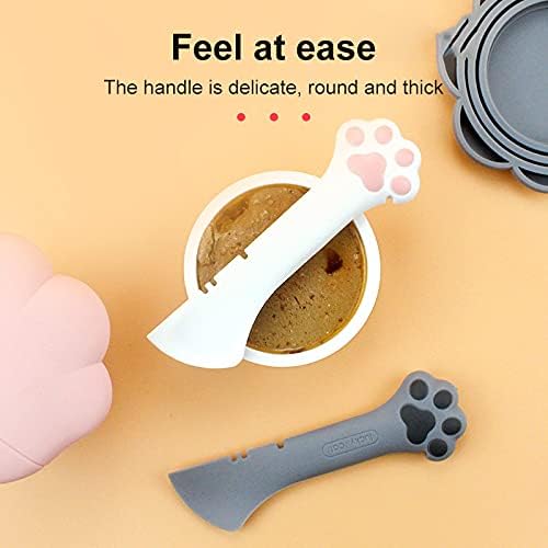 3Pcs Can Lids Supplies Set,Many Sizes Dog Cat Food Can Lids,Food Safe BPA Free Pet Food Can Covers for Pets Dogs Cats Feeding Can (White)