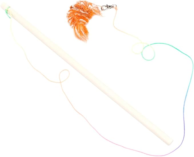 Cat Lures Shrimpfly Full Toy (Wood Dowel + Attachment)