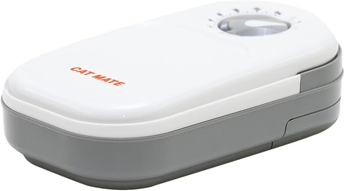 Cat Mate C100 Single Meal Automatic Pet Feeder for Cats and Small Dogs (no ice Pack)