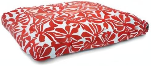 Red Plantation Small Rectangle Indoor Outdoor Pet Dog Bed With Removable Washable Cover By Majestic Pet Products