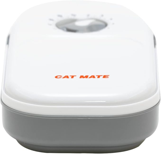Cat Mate C100 Single Meal Automatic Pet Feeder for Cats and Small Dogs (no ice Pack)