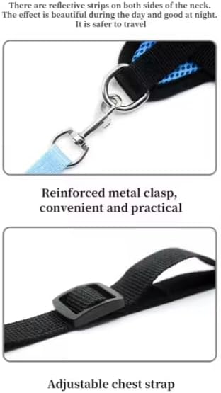 Step-in Dog, Cat, and Puppy Harness and Leash | All Weather Mesh | Reflective Harness & Leash for Small Dogs and Cats (Red, Small)