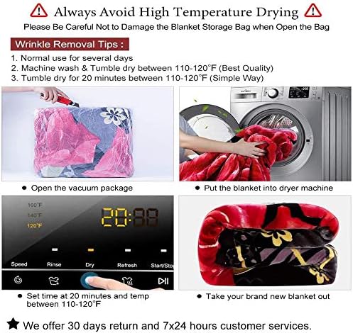 JML Fleece Blanket King Size, Korean Mink Blanket 85 x 95 Inches- 9 Lbs, Single Ply, Soft, Warm, Thick Raschel Printed for Autumn, Winter, Bed, Home