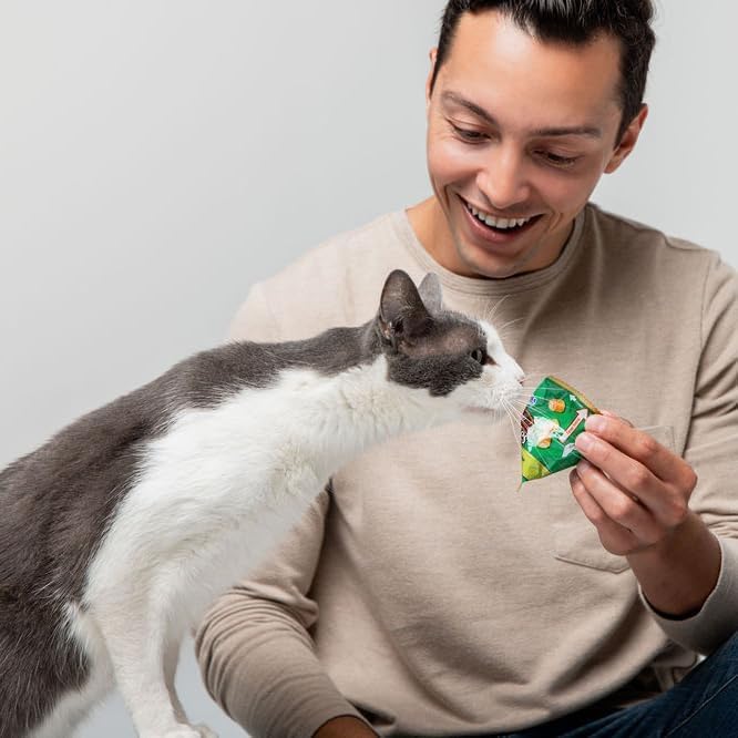 INABA Churu Fun Bites for Cats, Soft & Chewy Baked Chicken Wrapped Filled Cat Treats with Taurine, 0.42 Ounces Each Tetra, 12 Tetras, 4 Flavor Variety Pack