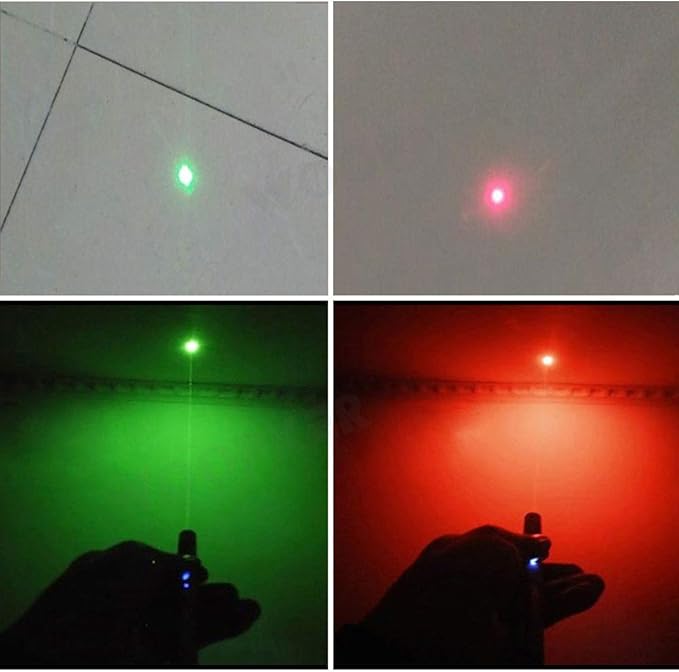 Laser Pointer Cat Toys Red Laser Presentation Remotes for Indoor Classroom Interactive Teaching (Red, Without Battery 1 Pack)