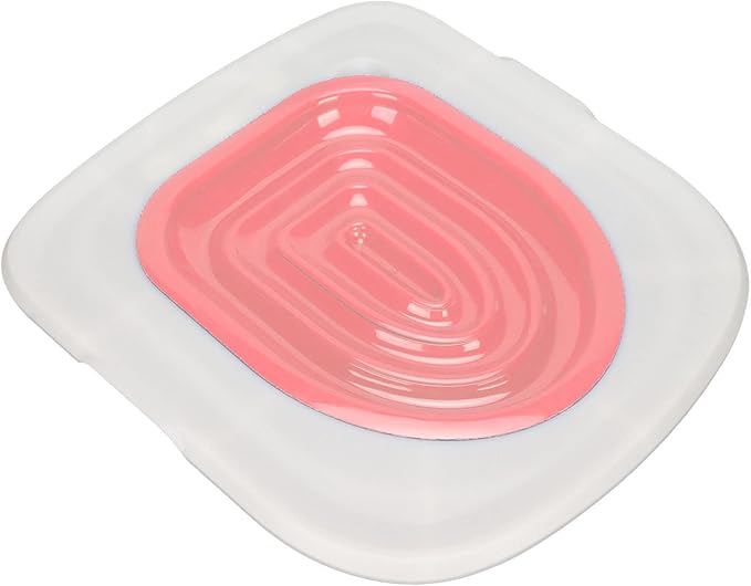 Cat Toilet Training Kit, Universal Cat Toilet Trainer Environmentally Friendly Easy to Install Reusable for Home (White Tray, 1 Inner Support)