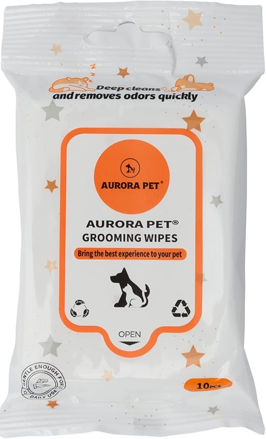 (2 Pack) Tidy Cat Breeze Litter Pellets, 7 lb Refill with Aurora Pet Wipes