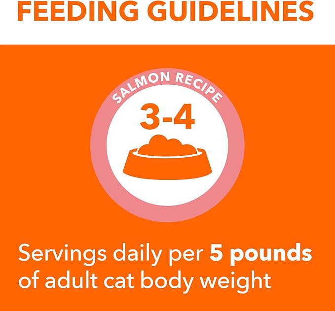 IAMS Perfect Portions Healthy Adult Grain Free Wet Cat Food Paté, Salmon Recipe, 2.6 oz. Easy Peel Twin-Pack Trays (24 Count, 48 Servings)