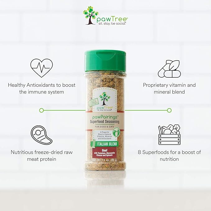 pawTree Healthy Food Toppers for Dogs & Cats - Appetite Booster With Freeze-Dried Proteins. Delicious Pet Food Seasonings and Flavor Enhancer for Picky Eaters & Appetite Stimulation
