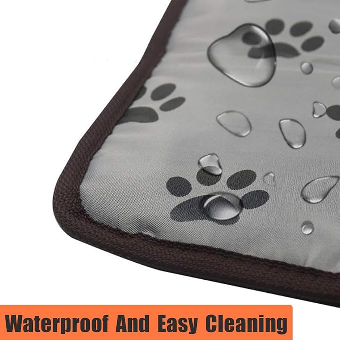 Large Dog Cat Heating Pad 34" x 21" Waterproof Pet Heated Dog Bed with Intelligent Constant Temperature Switch Add Chewy Resistant Steel Wire Rope,Dog Heating pad