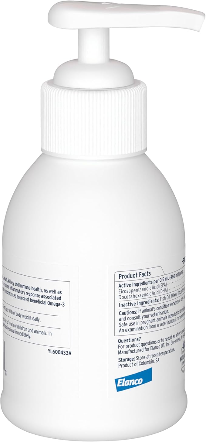 Pet Protect from The Makers of Advantage Omega 3 Supplement for Small Dogs & Cats | 4-oz.