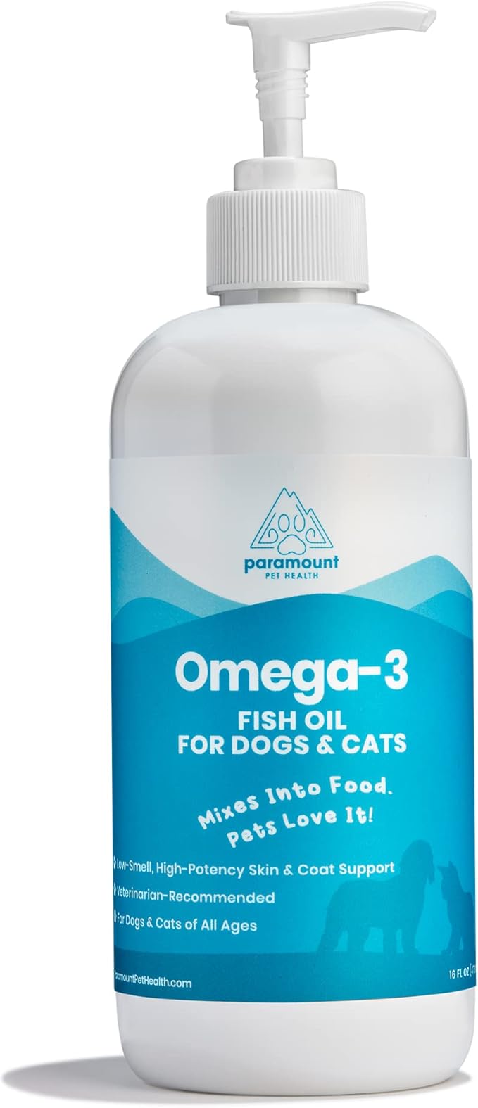 Omega 3 Fish Oil for Dogs and Cats | Premium Quality Omega 3 Supplement for Dogs and Cats (16 Ounce)