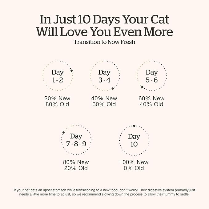 Now Fresh Grain-Free, Dry Cat Food, Turkey, Salmon and Duck Kibble, Real Meat and Fish Senior Recipe, 16 lb Bag
