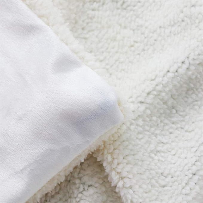 Erosebridal Kawaii Panda Throw Blanket for Bed Couch Girls,Pink Cherry Blossom Fleece Blanket Stars Sherpa Flannel Baby Size Cute Dots Blanket,Lovely Bear Animal for Sofa Couch