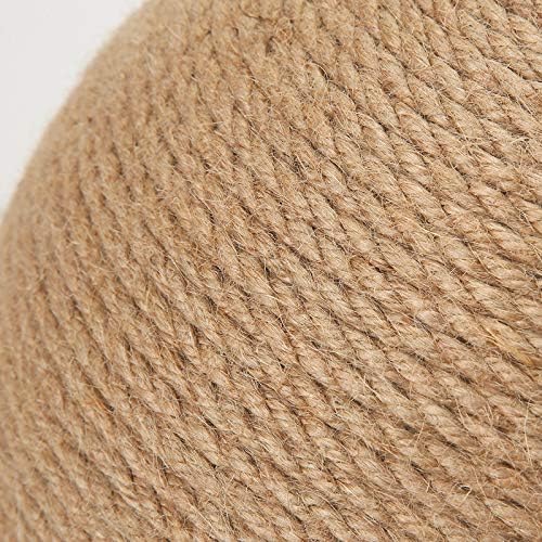 Cat Scratching Ball,Cat Ball for Interactive Enrichment and Play, Cat Scratching BallHeavy Duty Hemp Rope Toy,Cat Tree Replacement (Ball Brid)
