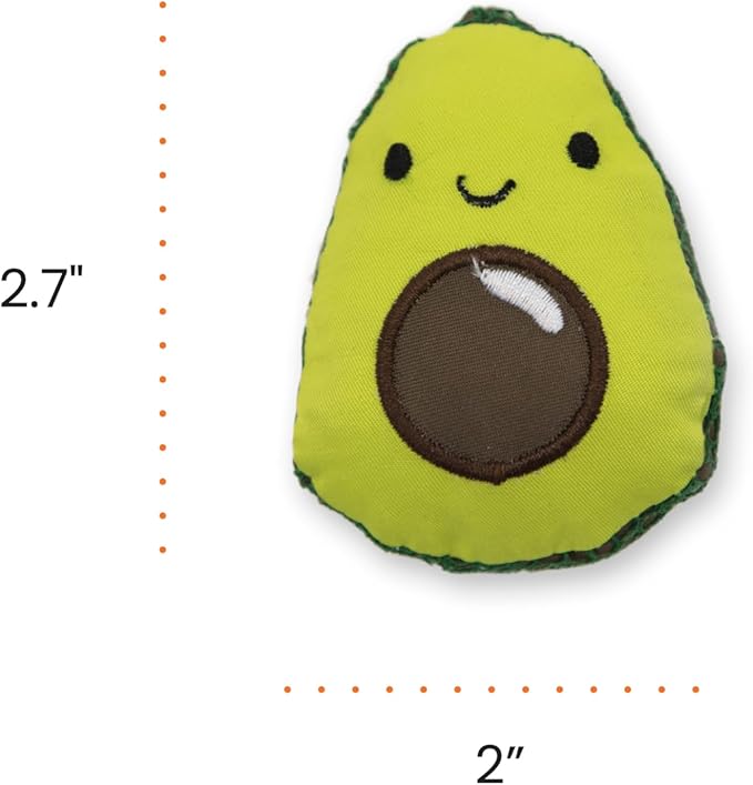 Catstages Lil' Avocato Dental Health Catnip Cat Chew Toy