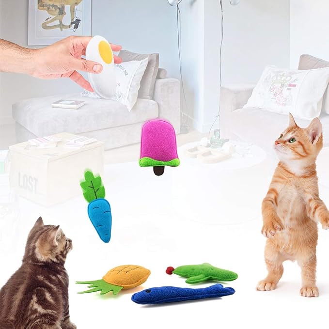 Catnip Toys for Indoor Cats, Natural Catnip Kitten Toys Cat Toys Set