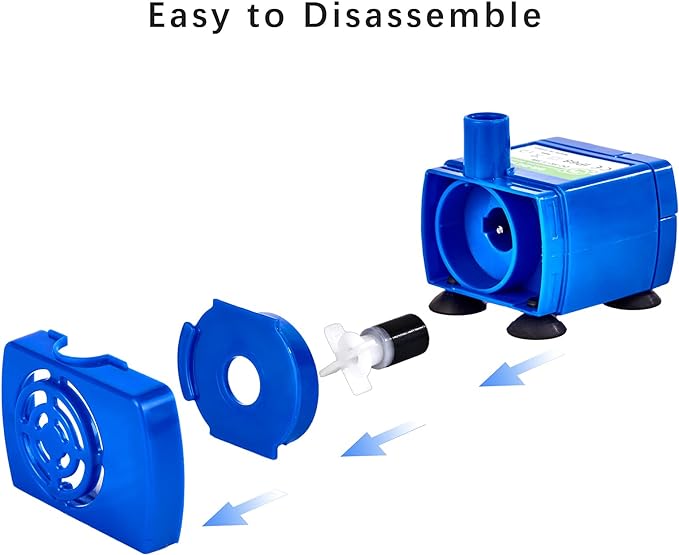Cat Water Fountain Pump, Pet Water Fountain Pump Replacement Pump DR-DC160 Motor for for Round, Cubic, Flower Cap Cat Fountain