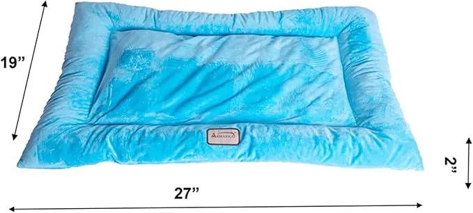 Armarkat Pet Bed Mat 27-Inch by 19-Inch by 2.5-Inch M01-Medium, Brown (Model: M01CZS-M)