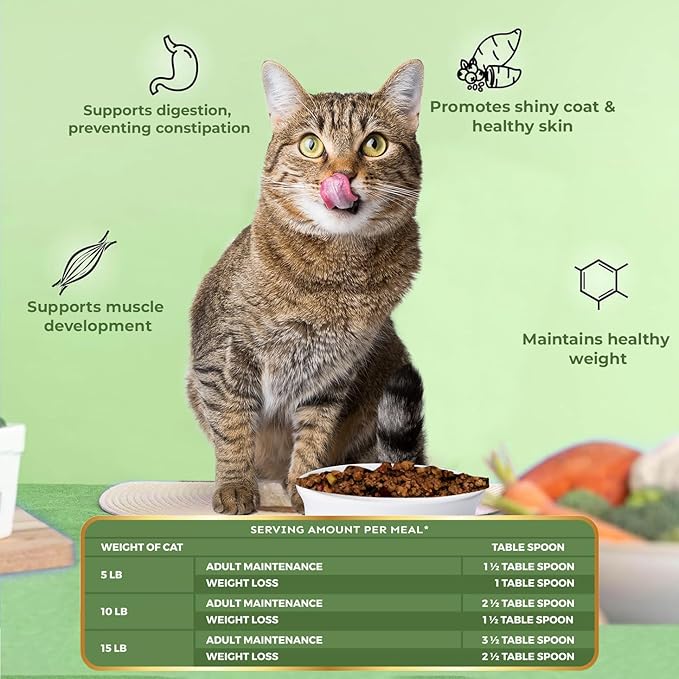 Nature's Kitchen Freeze Dried Cat Food - 100% Real Goat Meat | Grain-Free | Provides Omega3 & Iron | Maintains Healthy Bones | Healthy Cat Food | Single Source of Protein (8.82oz)