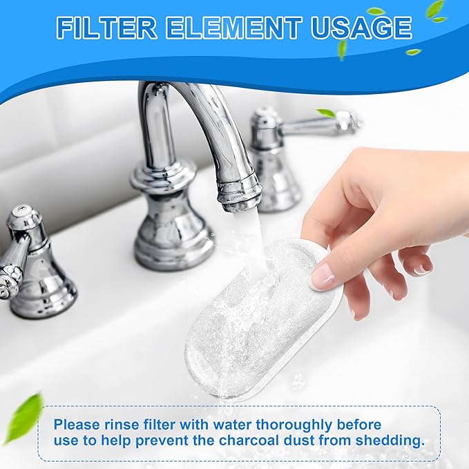 Cat Water Fountain Filters, 40 Pack Cat Fountain Replacement Filters for Stainless Steel 67oz/2L& 108oz/3.2L adjustable Water Flow Pet Water Fountain,Dog Water Fountain Filters(20 Filters& 20Sponges)
