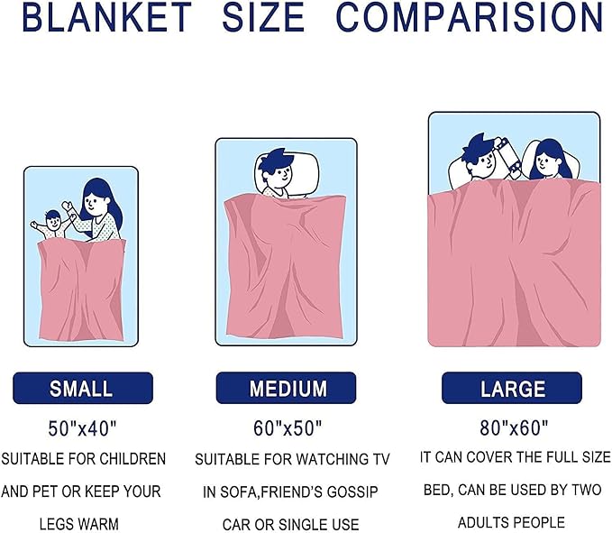 Cat Blanket Gifts for Women Girls Soft Flannel Cat Lovers Throw Blanket for Kids Adults 60"X 50"