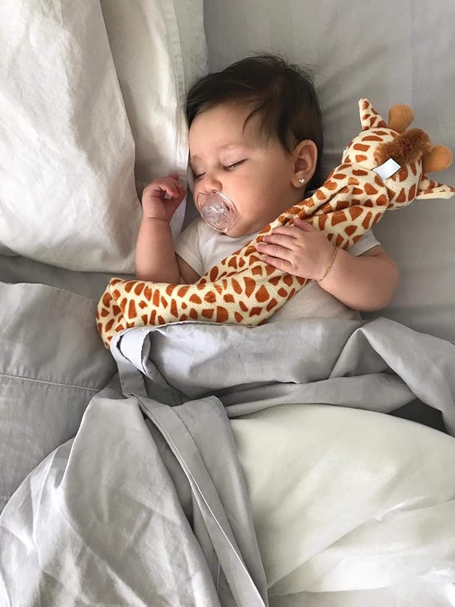 Security Blanket – Unisex Loveys for Babies – Toddler Soft Baby Security Blanket, Stuffed Animal Security Blanket 18 Inch (Giraffe)