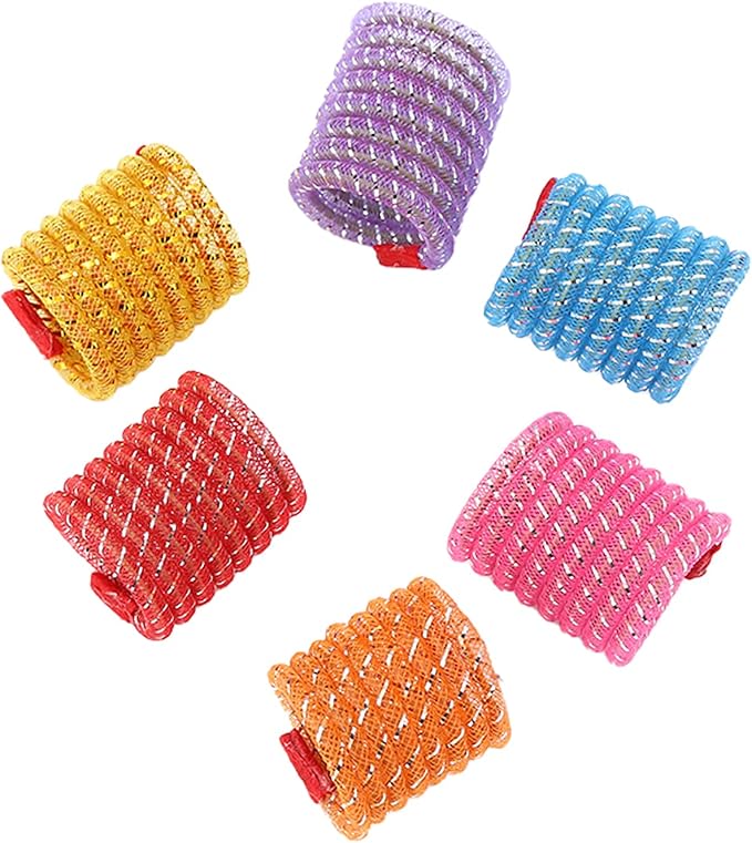 42 Pieces Cat Spring Toys Set, Colorful Cat Spring Toy and Cat Tube Toy Interactive Cat Toy for Indoor Cats, Playful Flexible Cat Plastic Coil Spiral for Kittens to Swat, Bite, Hunt(Random Color)