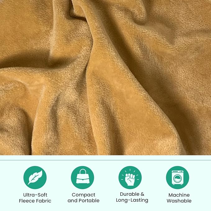 Security Blanket - 18" Tall Soft Fleece Blanky for Boys & Girls - Soothing Baby Blanket With Plush Stuffed Animal Puppy Dog