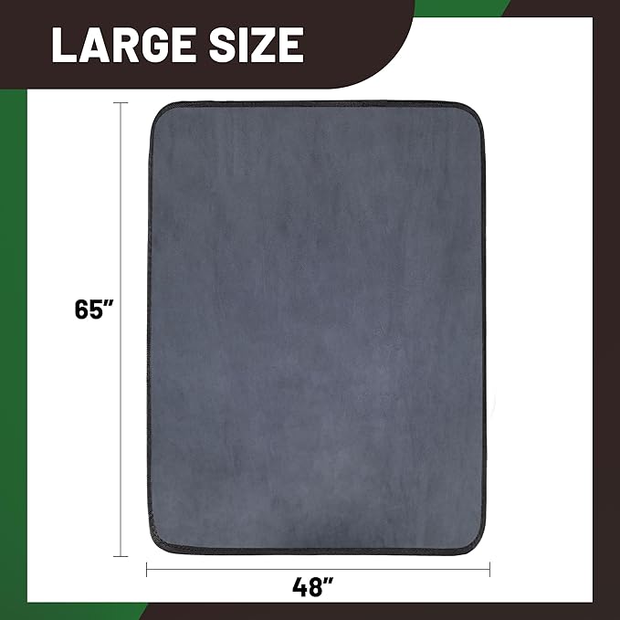 PatiencET Washable Pee Pads for Dogs, 48 x 65 Extra Large Reusable Puppy Pads