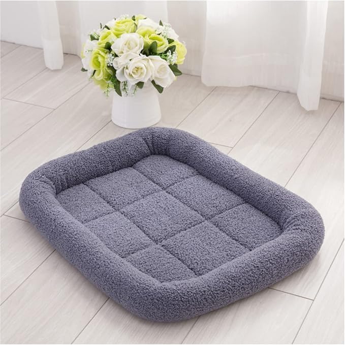 SHENGOCASE 4-Pack Teddy Fleece Cat Bed Cushion with Bolster for Cat Wall House, Cat Wall Furniture Shelves Cat Perch
