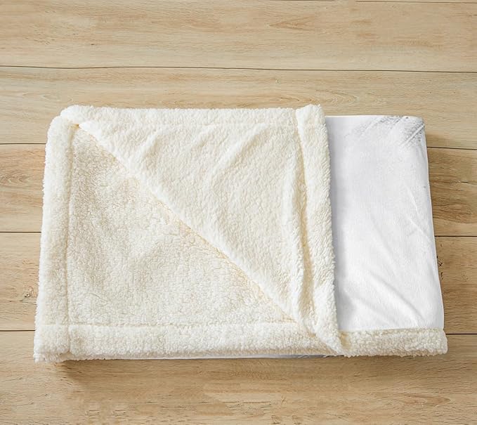 Cute Cat Plush Blanket White Pet Cat Fleece Throw Blanket Colorful Flowers Cartoon Cat Sherpa Blanket for Sofa Couch Bed 3D Animal Theme Cat Lovers Fuzzy Blanket Room Decor Throw 50x60 Inch