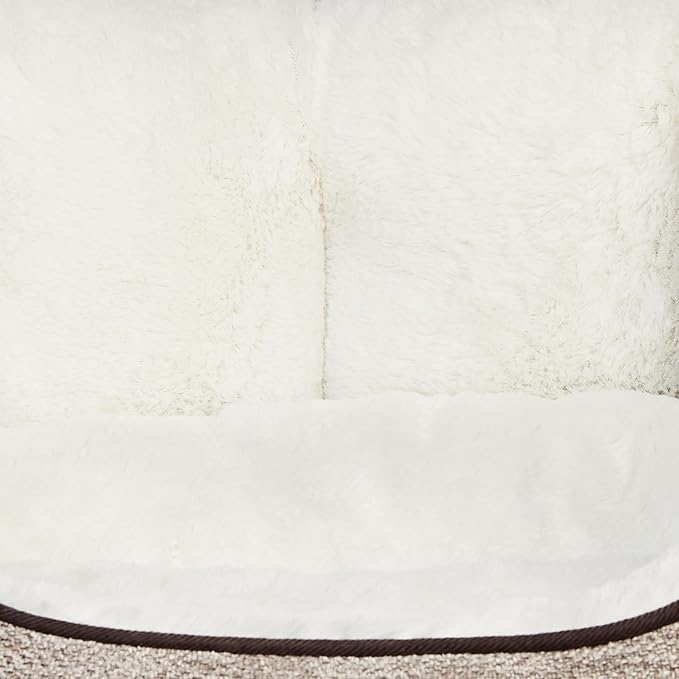 MidWest Homes for Pets Extra-Small QuietTime Deluxe Pet Bed- Taupe/Fur