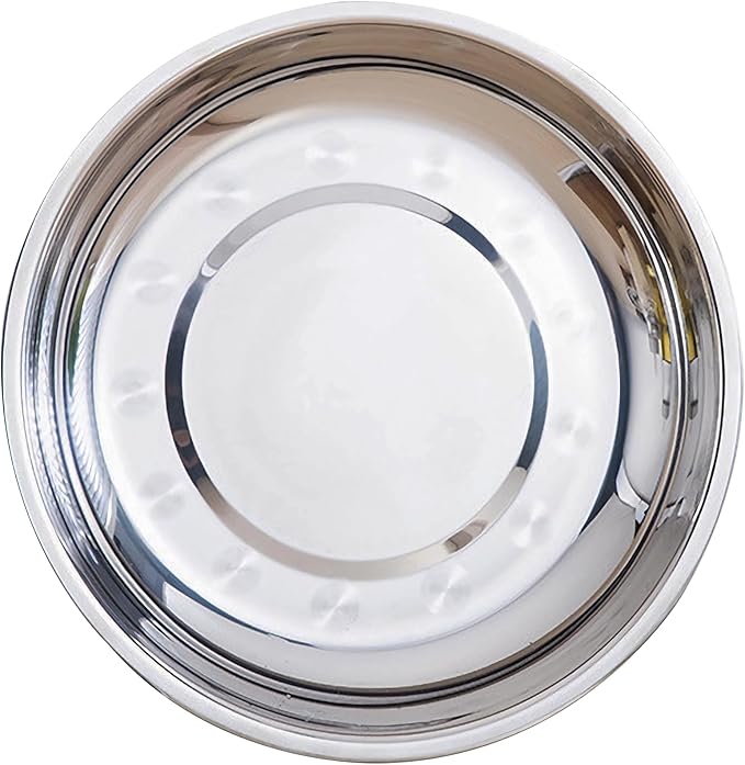 5Packs Cat-Bowls Cat Food Bowl - 6.1 Inch Stainless Steel Cat Food Bowl for Indoor Cats Shallow and Wide Cat Wet Food Bowl Pet Feeding Bowl Whisker Fatigue Relief Cat Bowl for Kitten Puppy Small Dog