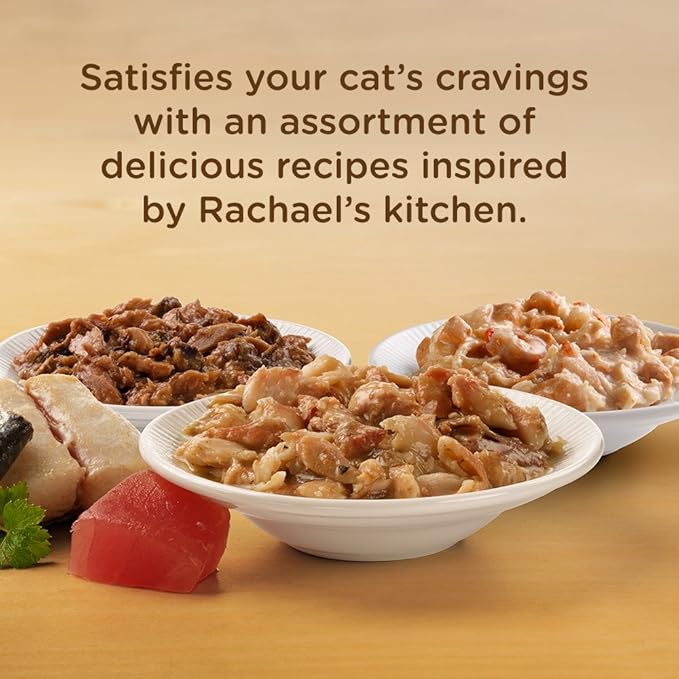Nutrish Rachael Ray Natural Wet Cat Food with Added Vitamins, Minerals & Taurine, Ocean Lovers Variety Pack, 2.8 Ounce Cup (Pack of 12), Grain Free