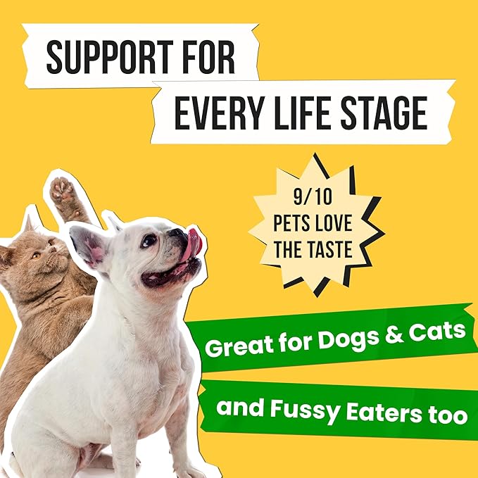 Omega 3 Fish Oil for Dogs - Made with Wild Alaskan Salmon Oil for Dogs; Liquid Fish Oil Supplement for Pets with Omega 3 EPA+DHA Fatty Acids; Real Ingredients, Real Taste — Trusted by Vets!