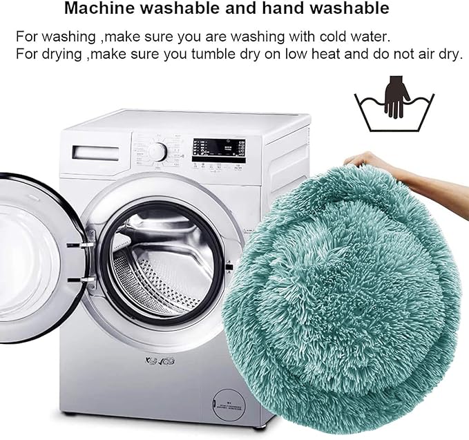 Dog Bed for Small Medium Large Dogs, 24 inch Calming Dogs Bed, Washable-Round Cozy Soft Pet Bed for Puppy and Kitten with Slip-Resistant Bottom