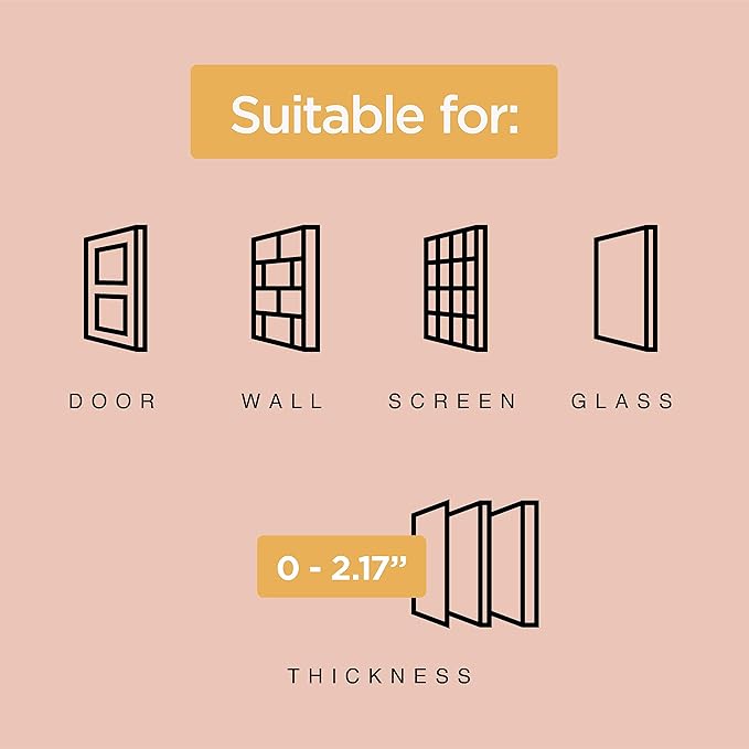 Essential Pet Door for Screens, Doors and Walls up to 2.76" Thick, for Dogs up to 100 lbs., Large, White
