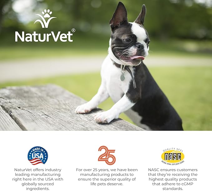 NaturVet – Advanced Probiotics & Enzymes - Plus Vet Strength PB6 Probiotic | Supports and Balances Pets with Sensitive Stomachs & Digestive Issues | for Dogs & Cats (4 oz)