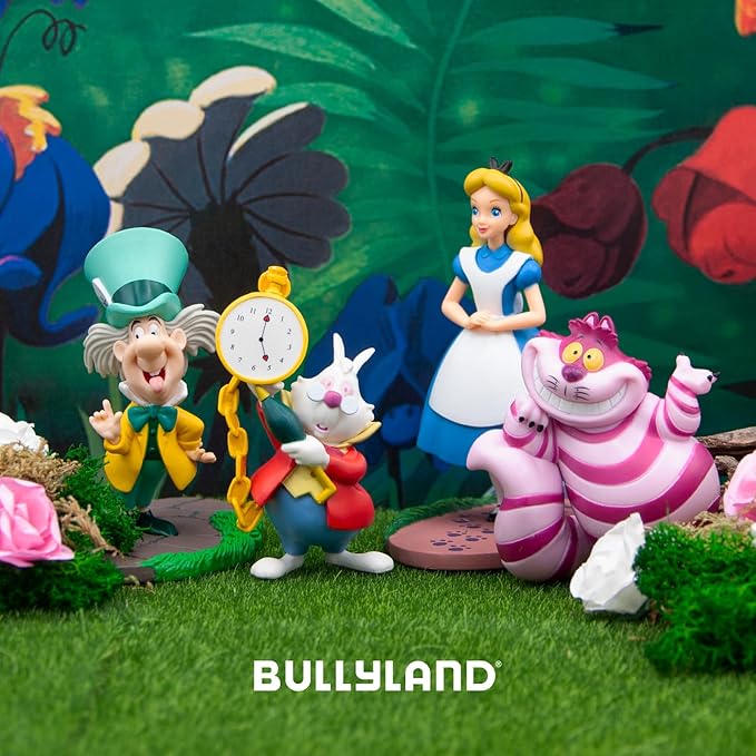 11400 Toy Figure, Walt Disney Alice in Wonderland, Approx. 10.4 cm, Ideal as a Cake Topper, Detailed, PVC-Free, Great Gift for Children’s Imaginative Play