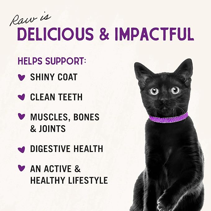 Stella & Chewy's Freeze-Dried Raw Cat Dinner Morsels – Grain Free, Protein Rich Cat & Kitten Food – Absolutely Rabbit Recipe – 3.5 oz Bag