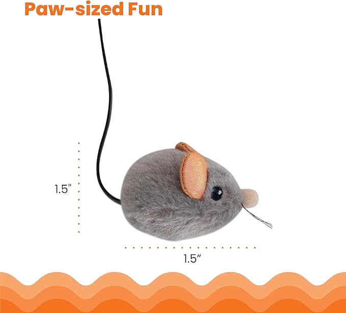 Catstages Squeak Squeak Mouse Plush Catnip Cat Toy