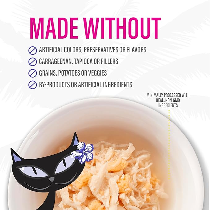 Tiki Cat Born Carnivore Complements Wet Cat Food Topper, Chicken & Egg 2.1 oz. Pouch (12 Count)