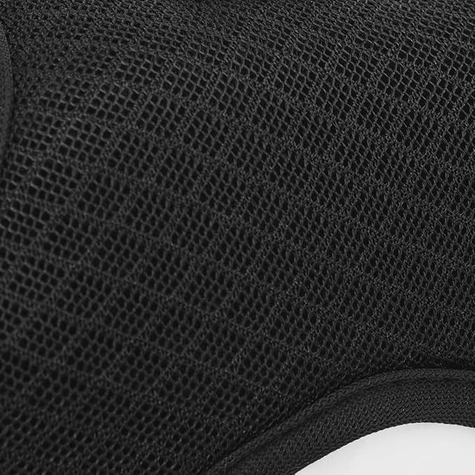 Kitty Harness and Leash for Walking Escape Proof Breathable Mesh Fabric, Solid Black, Small, Adjustable Cat Walking Jackets, Padded Stylish Cat Vest