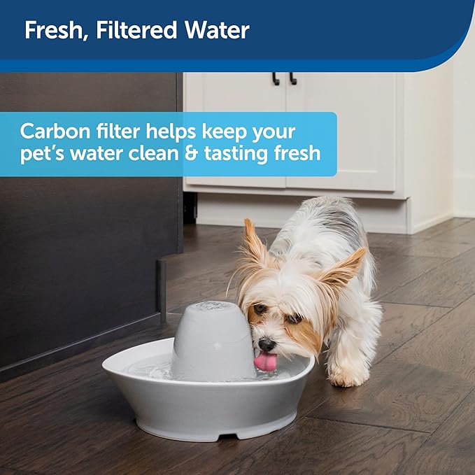 PetSafe Drinkwell Cat Water Fountain Carbon Replacement Filters - Compatible with Drinkwell 1/2 Gallon, 1 Gallon, 2 Gallon, Avalon, Pagoda, Sedona and Seascape Fountains, 12-Pack