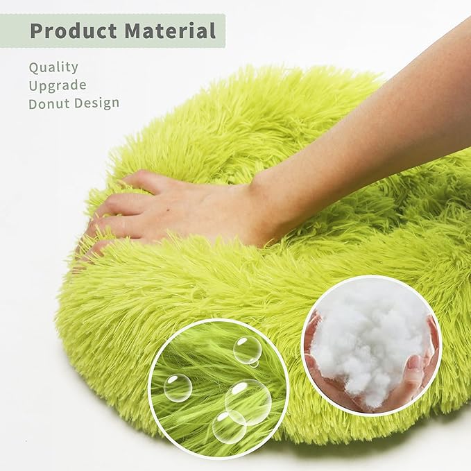 Hamster Bed Soft Warm Cushion for Small Animal - Comfortable Sleep Mat Pad for Guinea Pigs/Hedgehog/Squirrel/Mice/Rats/Chinchilla Nest House 11.8 inch Green