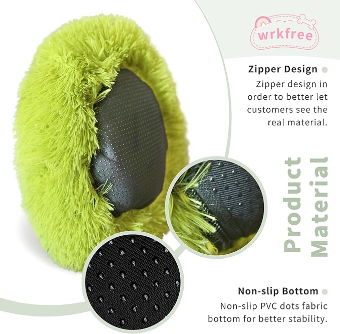 Hamster Bed Soft Warm Cushion for Small Animal - Comfortable Sleep Mat Pad for Guinea Pigs/Hedgehog/Squirrel/Mice/Rats/Chinchilla Nest House 11.8 inch Green